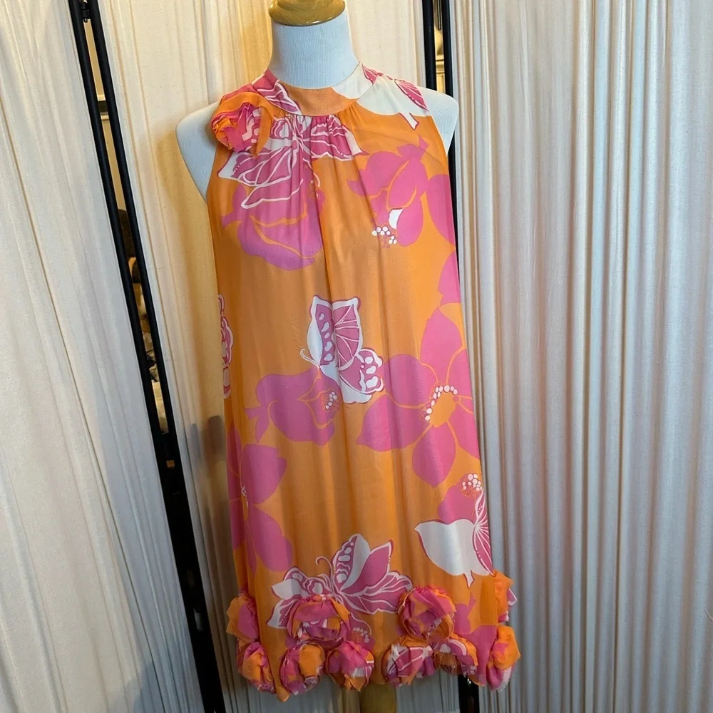 lilly pulitzer pink and orange dress | Dresses | Lilly Pulitzer Mini beaded neckband Lilly Pulitzer® Amber Maxi Dress